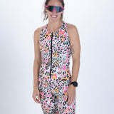 Zoot Sports TRI SLEEVELESS RACESUITS Women's Ltd Tri Slvs Fz Racesuit - Fierce