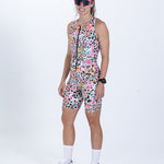 Zoot Sports TRI SLEEVELESS RACESUITS Women's Ltd Tri Slvs Fz Racesuit - Fierce