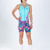 Zoot Sports TRI SLEEVELESS RACESUITS Women's Ltd Tri Slvs Fz Racesuit - Florescence