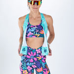 Zoot Sports TRI SLEEVELESS RACESUITS Women's Ltd Tri Slvs Fz Racesuit - Florescence
