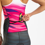 Zoot Sports TRI SLEEVELESS RACESUITS Women's Ltd Tri Slvs FZ Racesuit - Hering