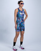Zoot Sports TRI SLEEVELESS RACESUITS Women's Ltd Tri Slvs Fz Racesuit - IM Energy Lab