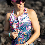 Zoot Sports TRI SLEEVELESS RACESUITS Women's Ltd Tri Slvs Fz Racesuit - Island Original