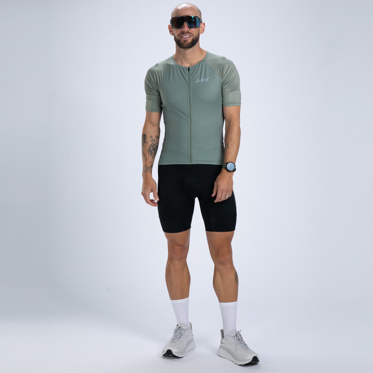 Zoot Sports TRI TOPS Men's Core Tri Aero Jersey - Army Green