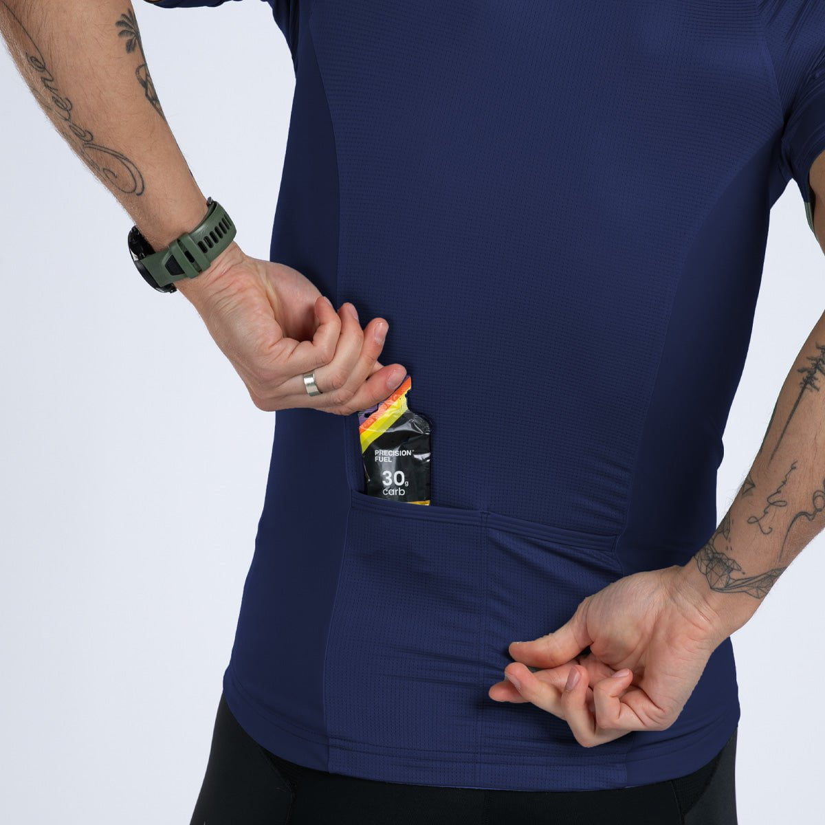 Zoot Sports TRI TOPS Men's Core Tri Aero Jersey - Navy