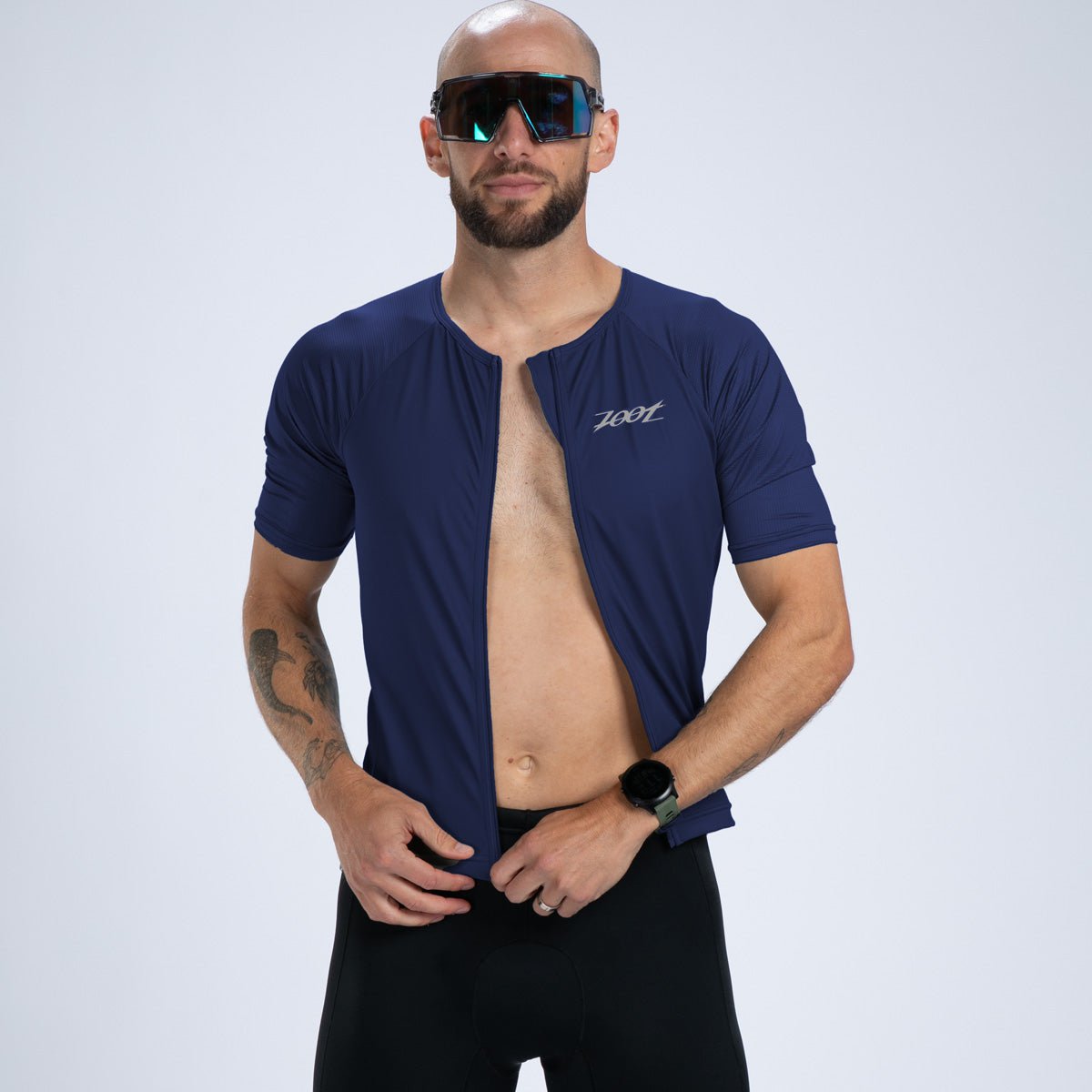 Zoot Sports TRI TOPS Men's Core Tri Aero Jersey - Navy
