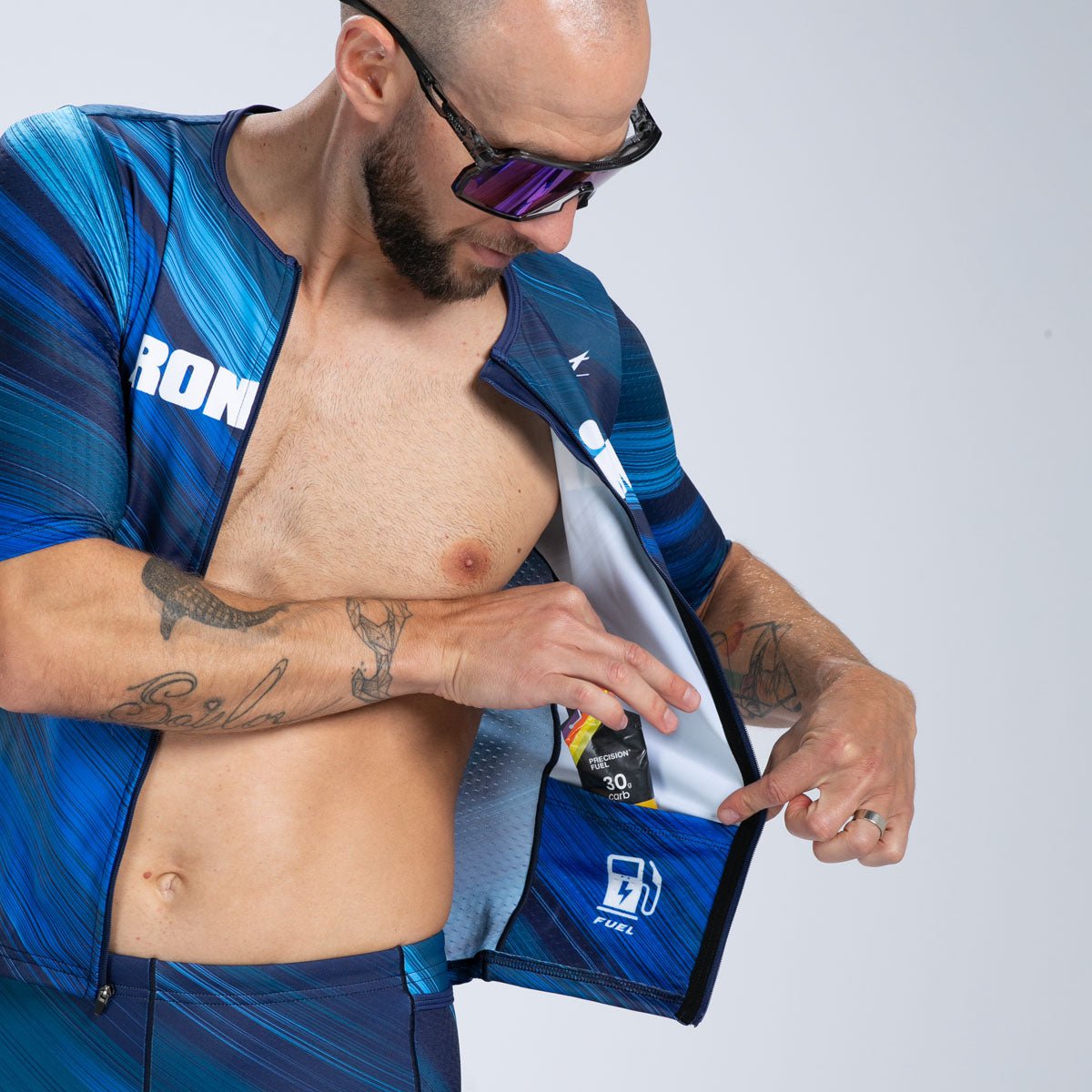 Zoot Sports TRI TOPS Men's Ltd Tri Aero Jersey - IM Heat