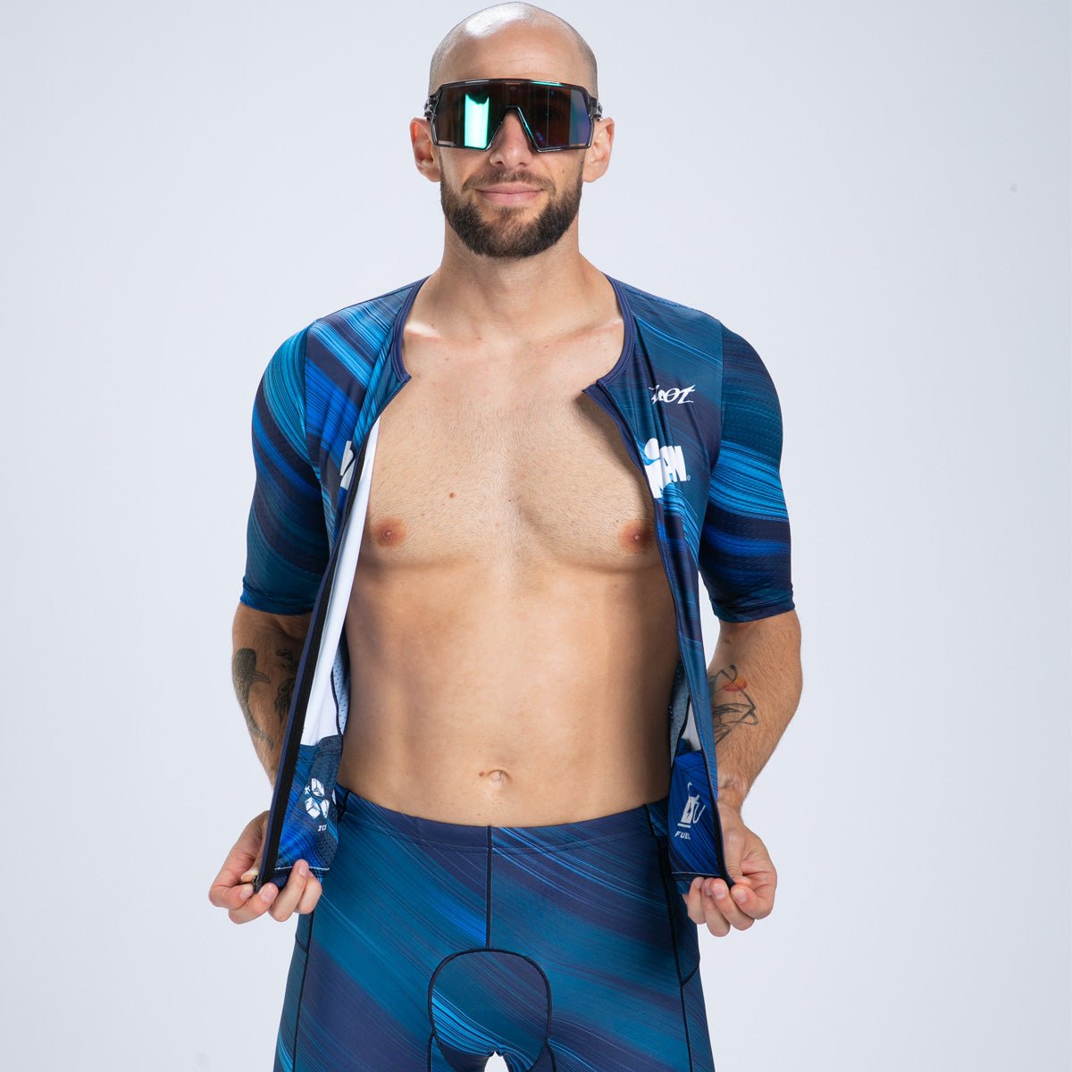 Zoot Sports TRI TOPS Men's Ltd Tri Aero Jersey - IM Heat