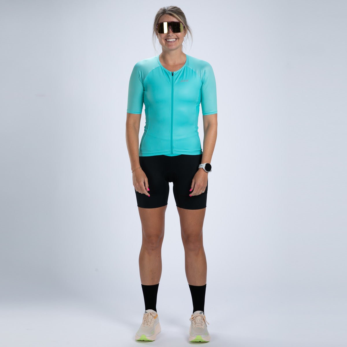 Zoot Sports TRI TOPS Women's Core Tri Jersey - Aqua Blue