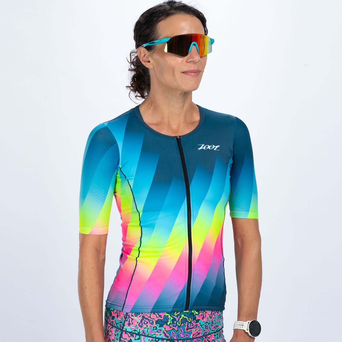 Zoot Sports TRI TOPS Women's Ltd Tri Aero Jersey - Costa Del Sol