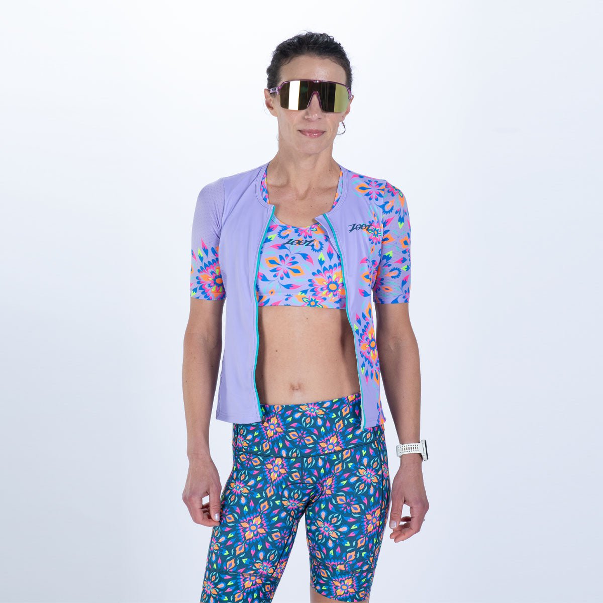 Zoot Sports TRI TOPS Women's Ltd Tri Aero Jersey - Kaleidoscope
