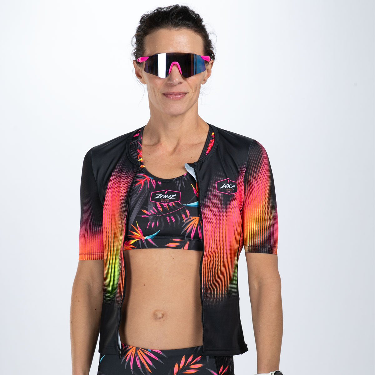 Zoot Sports TRI TOPS Women's Ltd Tri Aero Jersey - Tropical Magic