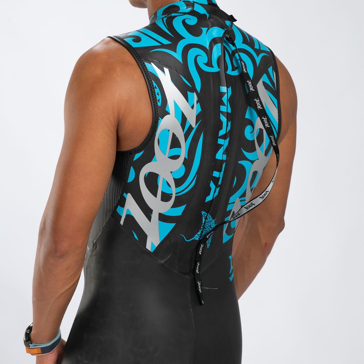 Zoot Men's Manta Sleeveless Wetsuit in Marine Blue, image 6