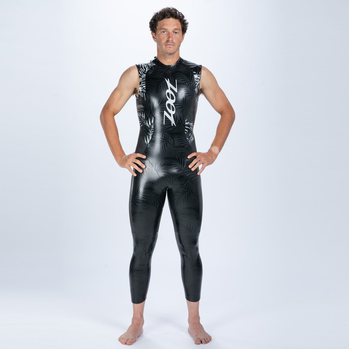 Zoot Men's Maui Sleeveless Wetsuit in Silver Palm