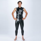 Zoot Men's Maui Sleeveless Wetsuit in Silver Palm