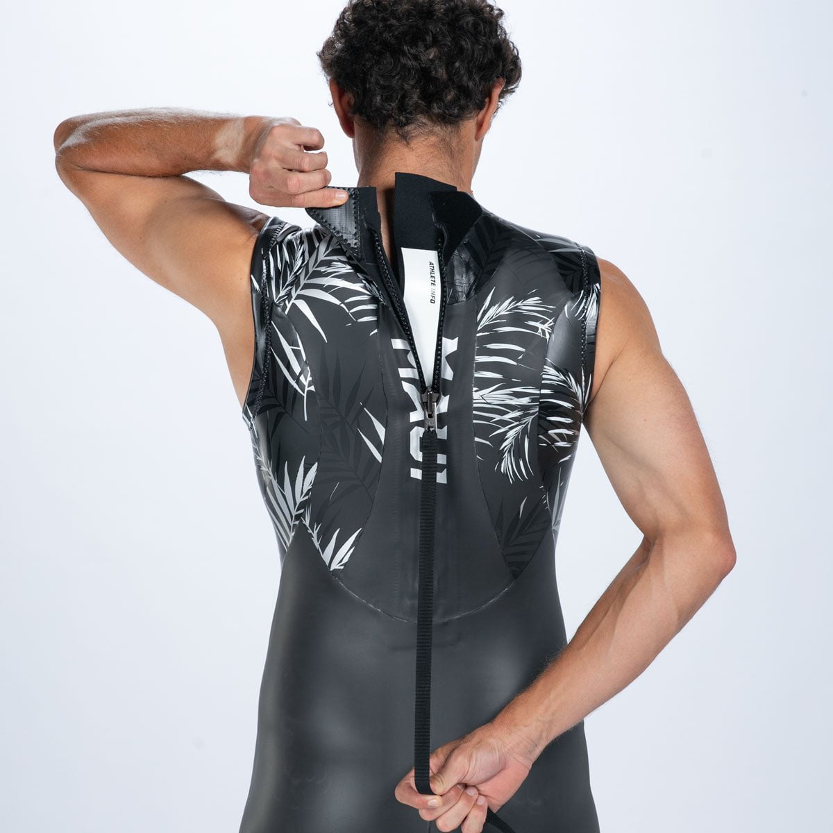 Zoot Men's Maui Sleeveless Wetsuit in Silver Palm, image 5