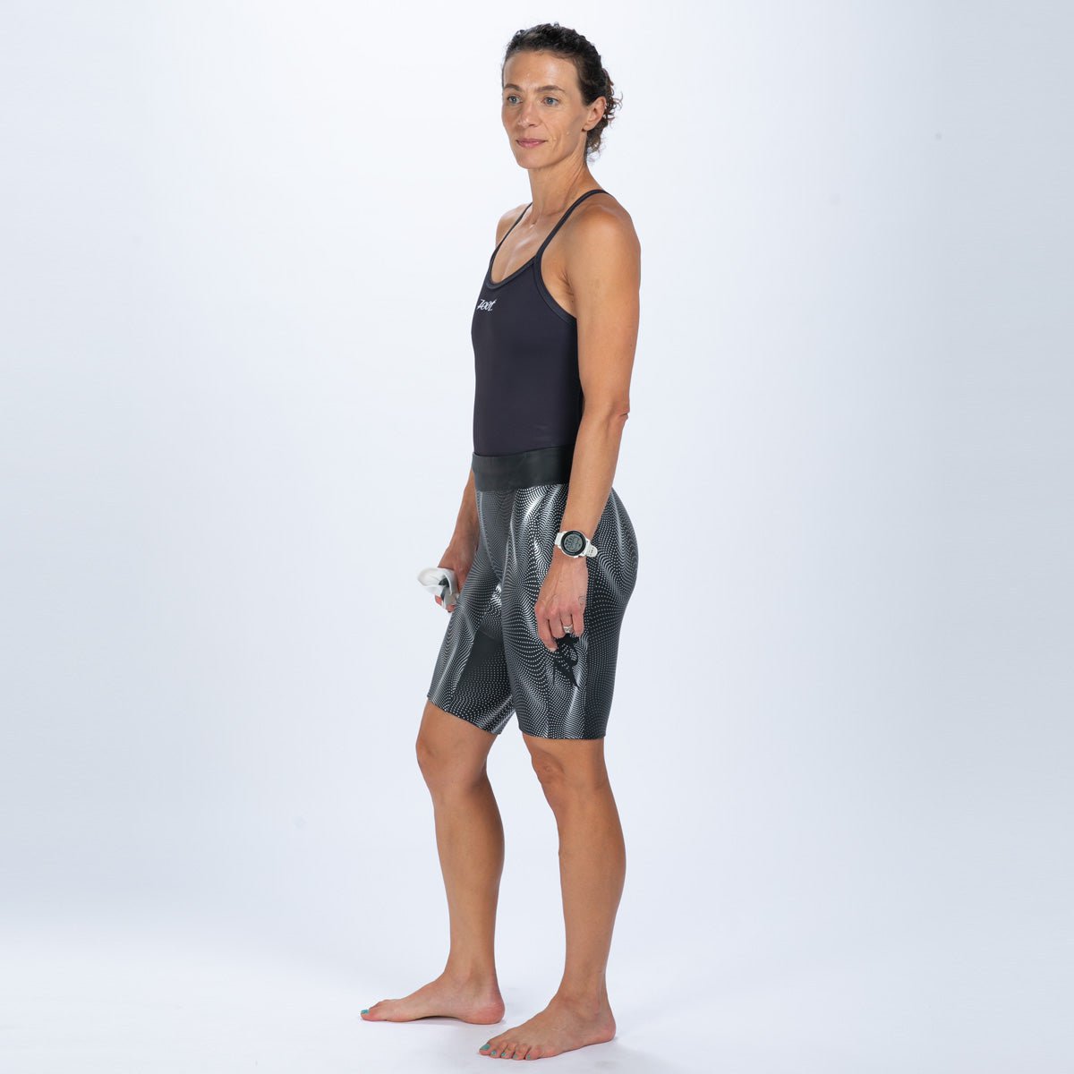 Zoot Women's Float Buoyancy Shorts in Silver Shadow, image 6