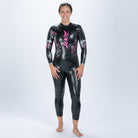 Zoot Women's Maui Wetsuit in Pink Palm