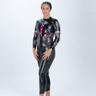 Zoot Women's Maui Wetsuit in Pink Palm, image 4
