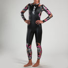 Zoot Women's Kona 2.0 Wetsuit in Pink Flora