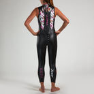 Zoot Women's Kona Sleeveless 2.0 Wetsuit in Pink Flora, image 2