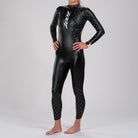 Zoot Women's Bolt 2.0 Wetsuit in Neon Yellow/Blue, image 2