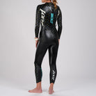 Zoot Women's Bolt 2.0 Wetsuit in Neon Yellow/Blue, image 3