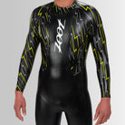 Zoot Men's Bolt 2.0 Wetsuit in Yellow/Silver, image 4