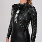 Zoot Women's Bolt 2.0 Wetsuit in Neon Yellow/Blue, image 5