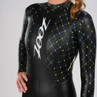 Zoot Women's Bolt 2.0 Wetsuit in Neon Yellow/Blue, image 9