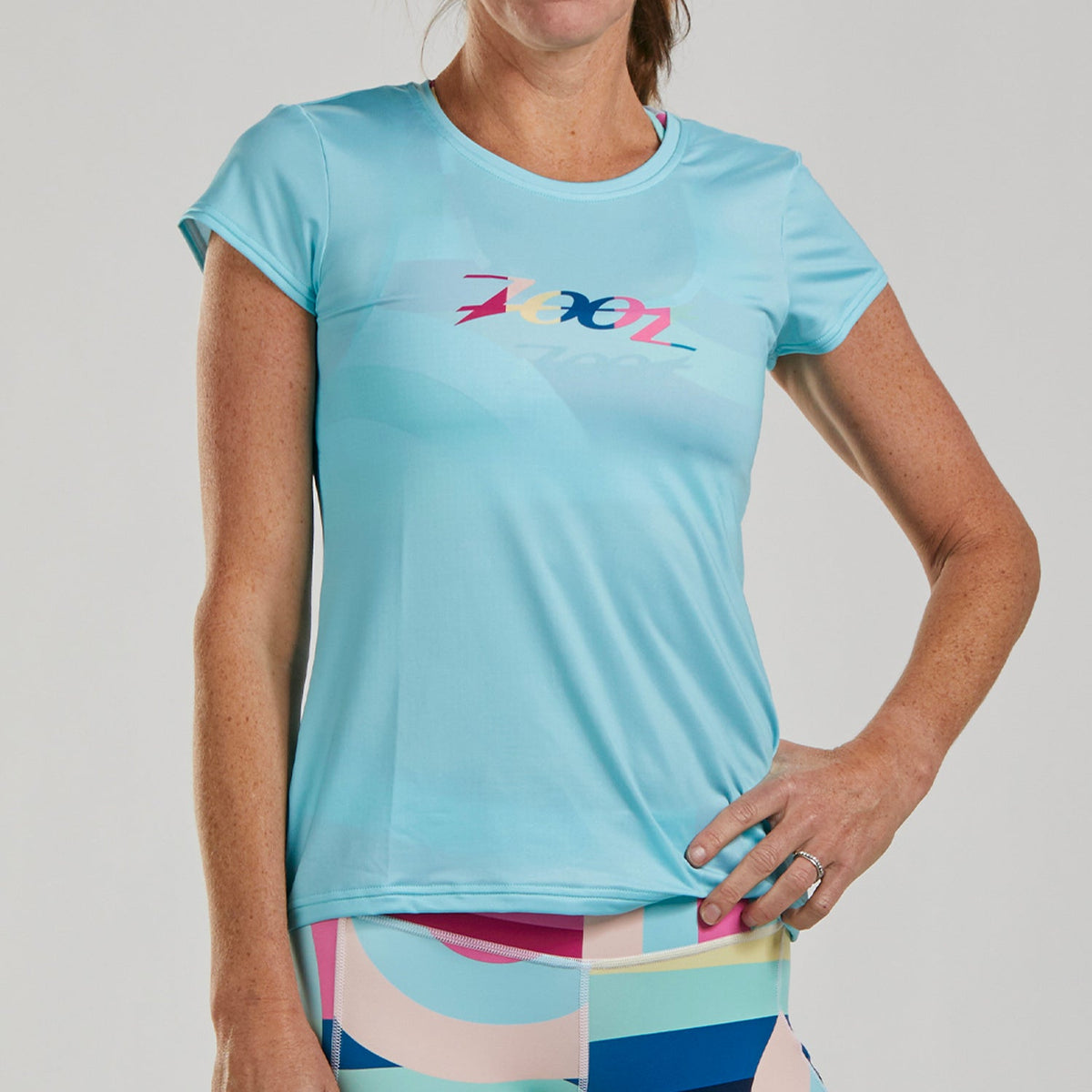 Zoot Sports Womens LTD Run Tee - Riviera