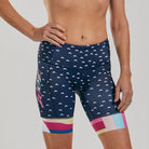 Zoot Sports Womens LTD Triathlon 8 Inch Short - Riviera