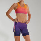 Zoot Sports Womens LTD Triathlon 6 Inch Short - Sunset