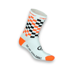 Zoot Sports UNISEX ZOOT 5" SOCK - CHECKER CORAL