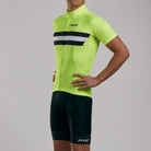 Zoot Sports Cycle Apparel Mens Core + Cycle Jersey - Safety Yellow