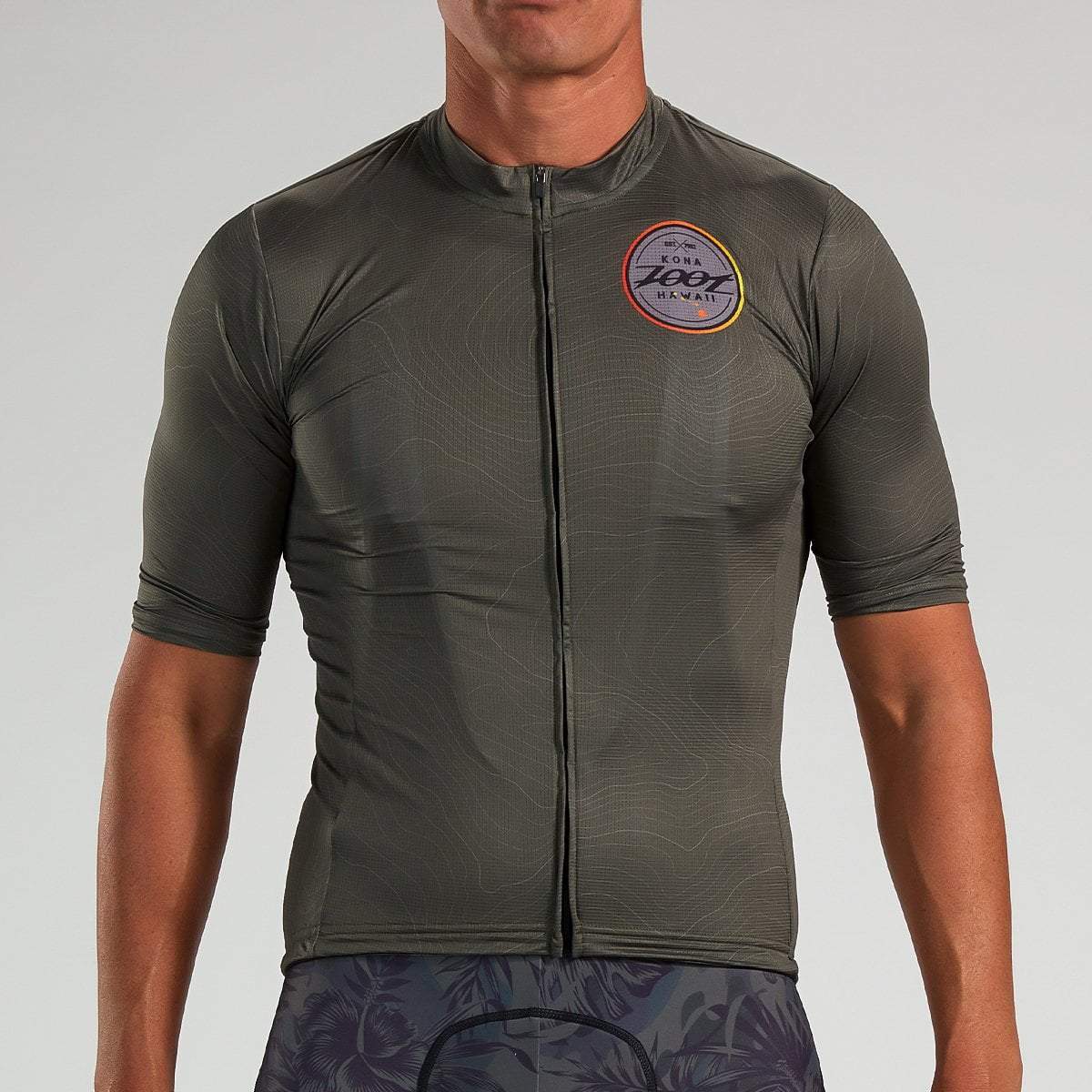 Zoot Sports Mens LTD Cycle Aero Jersey - Palm Mahalo