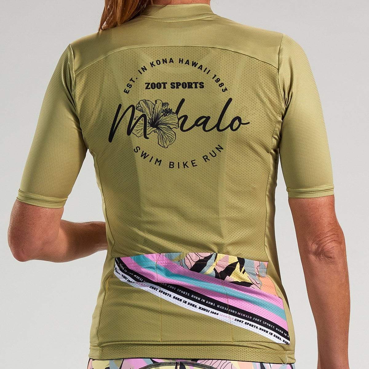 Zoot Sports Cycle Apparel Womens LTD Cycle Aero Jersey - Palm Mahalo