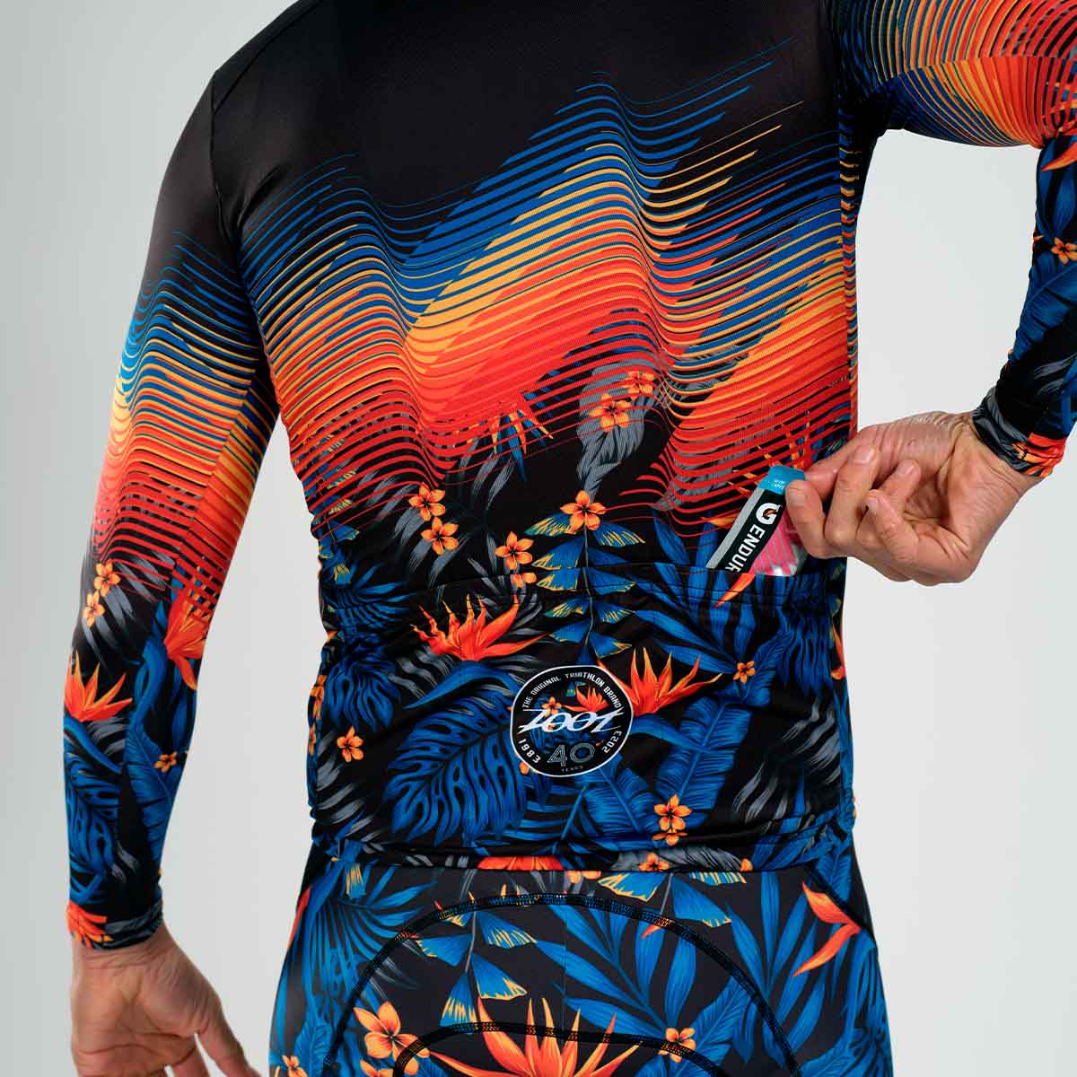 Zoot Sports Cycle Jerseys Mens LTD Cycle Sun Stop Longsleeve Jersey - 40 Years