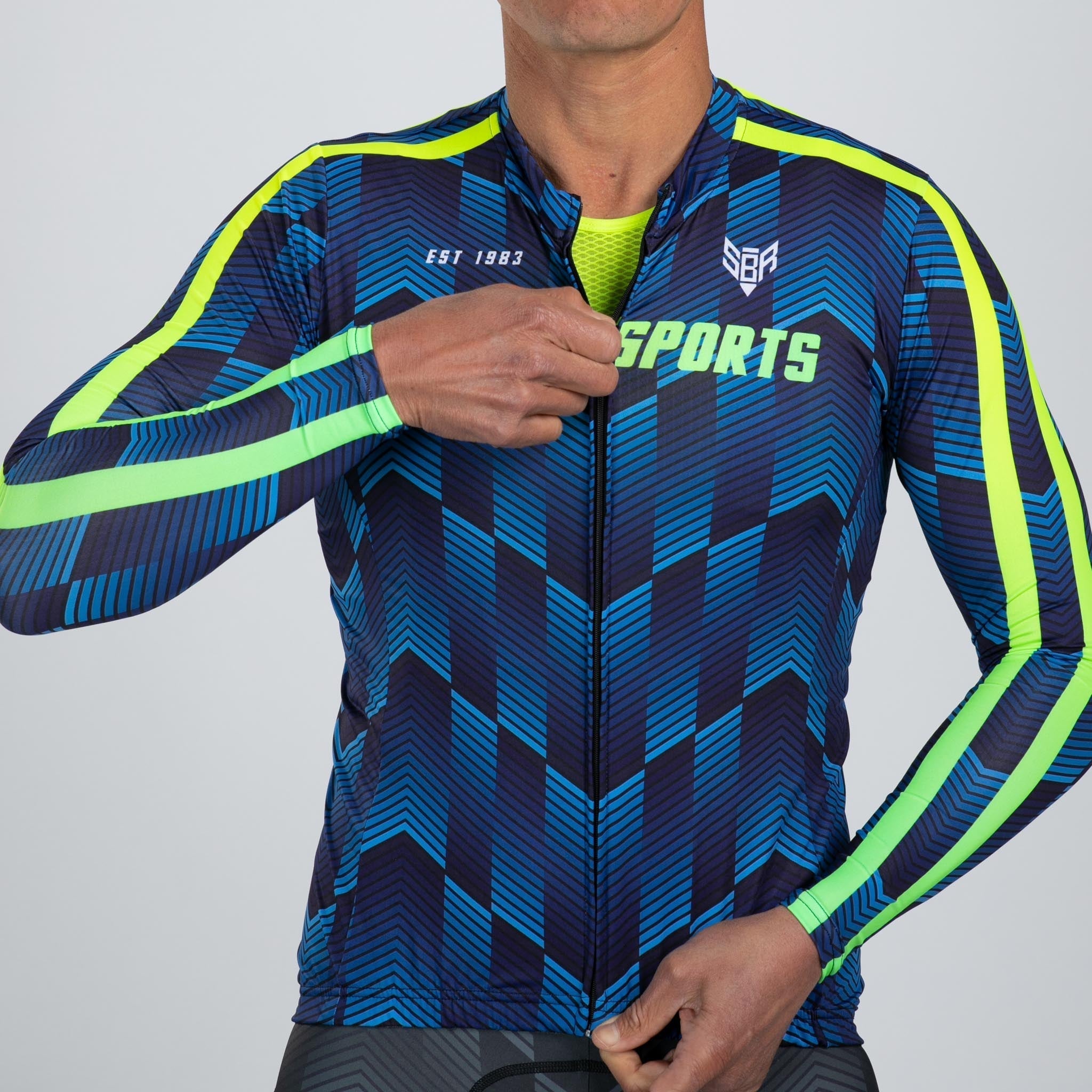 Zoot Sports CYCLE JERSEYS Mens LTD Cycle Sun Stop Longsleeve Jersey - Speedway