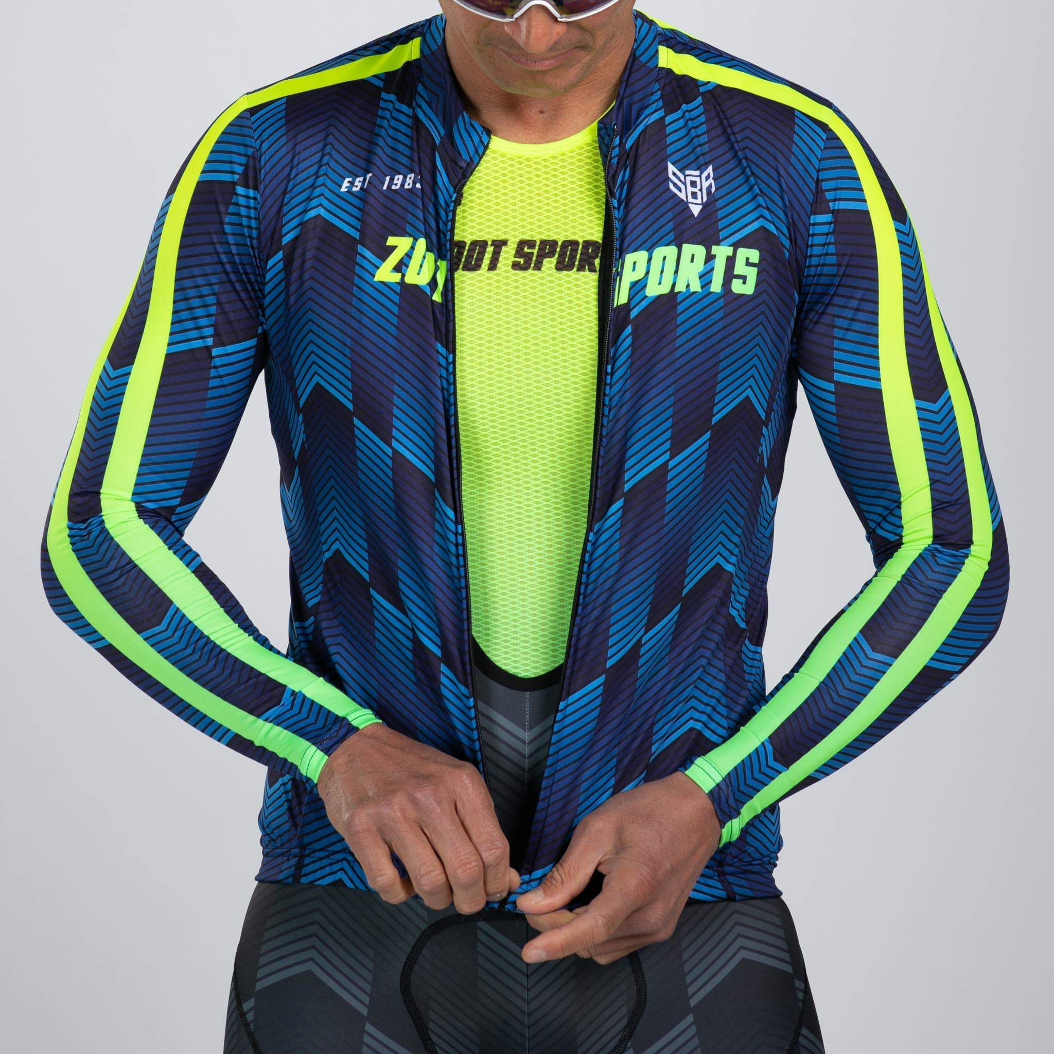 Zoot Sports CYCLE JERSEYS Mens LTD Cycle Sun Stop Longsleeve Jersey - Speedway