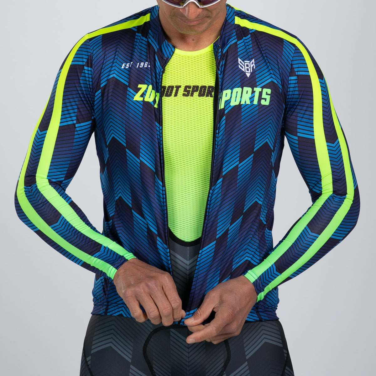Zoot Sports CYCLE JERSEYS Mens LTD Cycle Sun Stop Longsleeve Jersey - Speedway