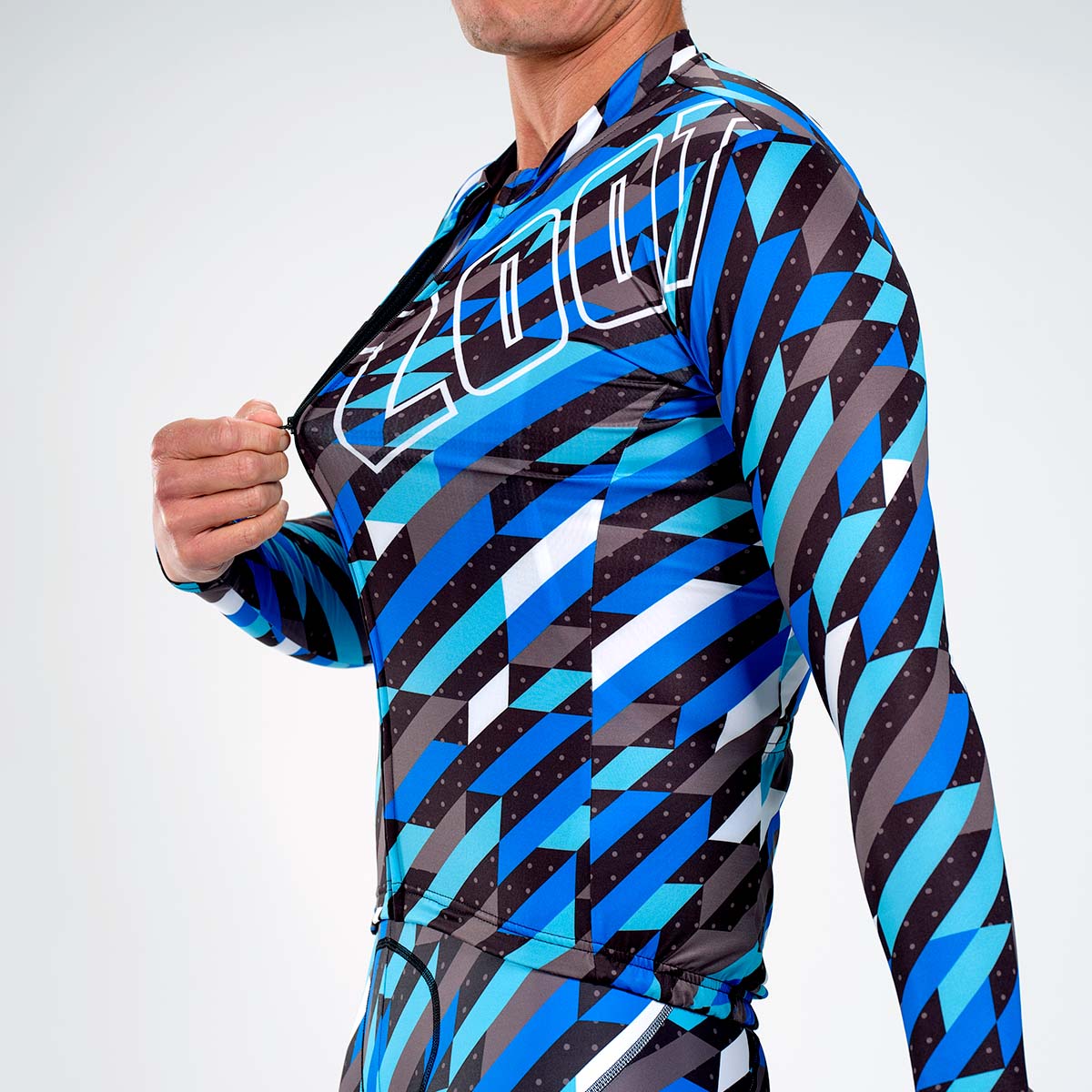 Zoot Sports Cycle Jerseys Mens LTD Cycle Sun Stop Longsleeve Jersey - Unbreakable