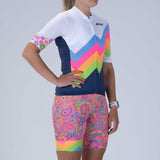 Zoot Sports CYCLE SHORTS Women's Ltd Cycle High Waist Short - Salty Groove