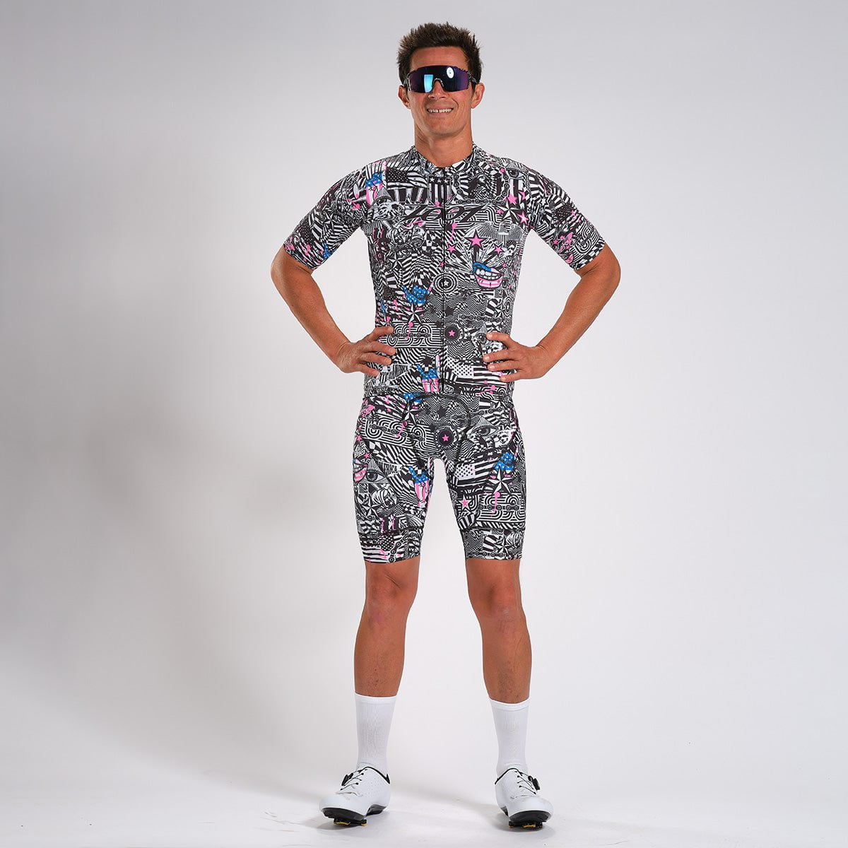 Zoot Sports Cycle Tops Mens LTD Cycle Aero Jersey - American Rebel