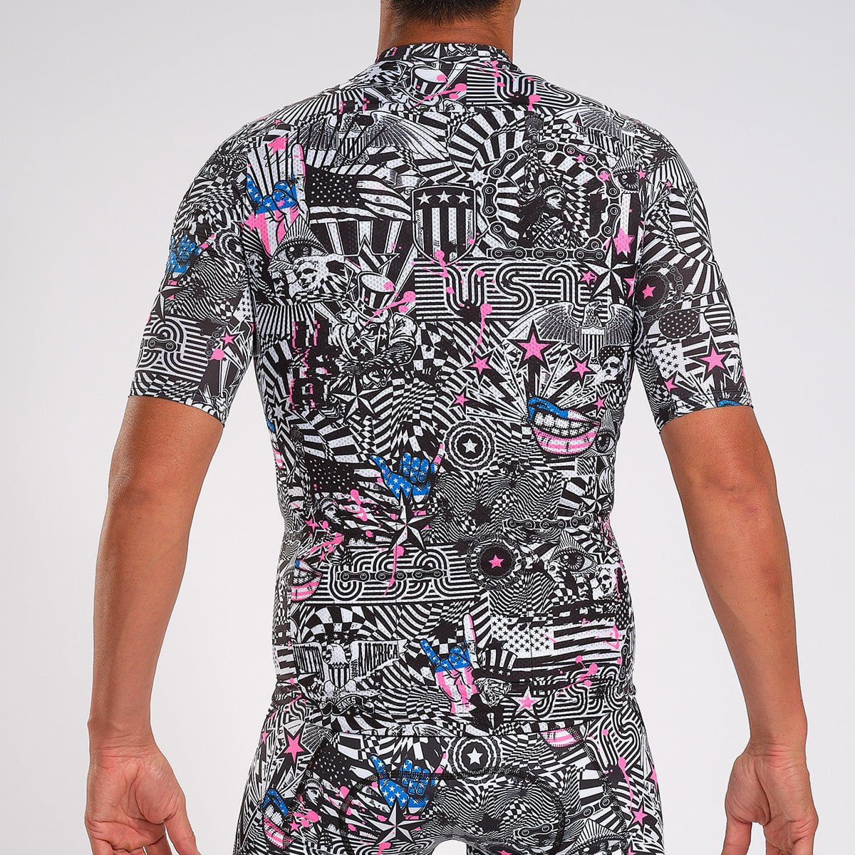 Zoot Sports Cycle Tops Mens LTD Cycle Aero Jersey - American Rebel