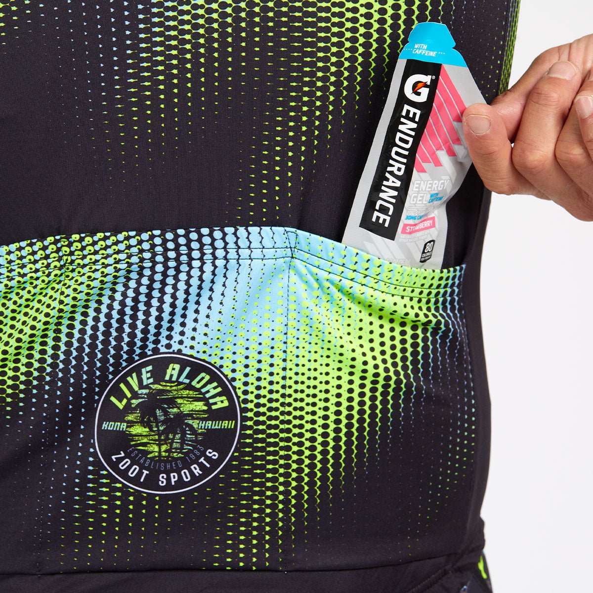 Zoot Sports CYCLE TOPS MENS LTD CYCLE SUN STOP LS JERSEY - LIVE ALOHA
