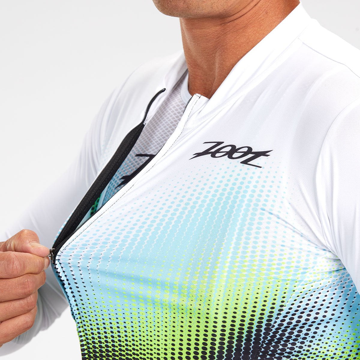 Zoot Sports CYCLE TOPS MENS LTD CYCLE SUN STOP LS JERSEY - LIVE ALOHA