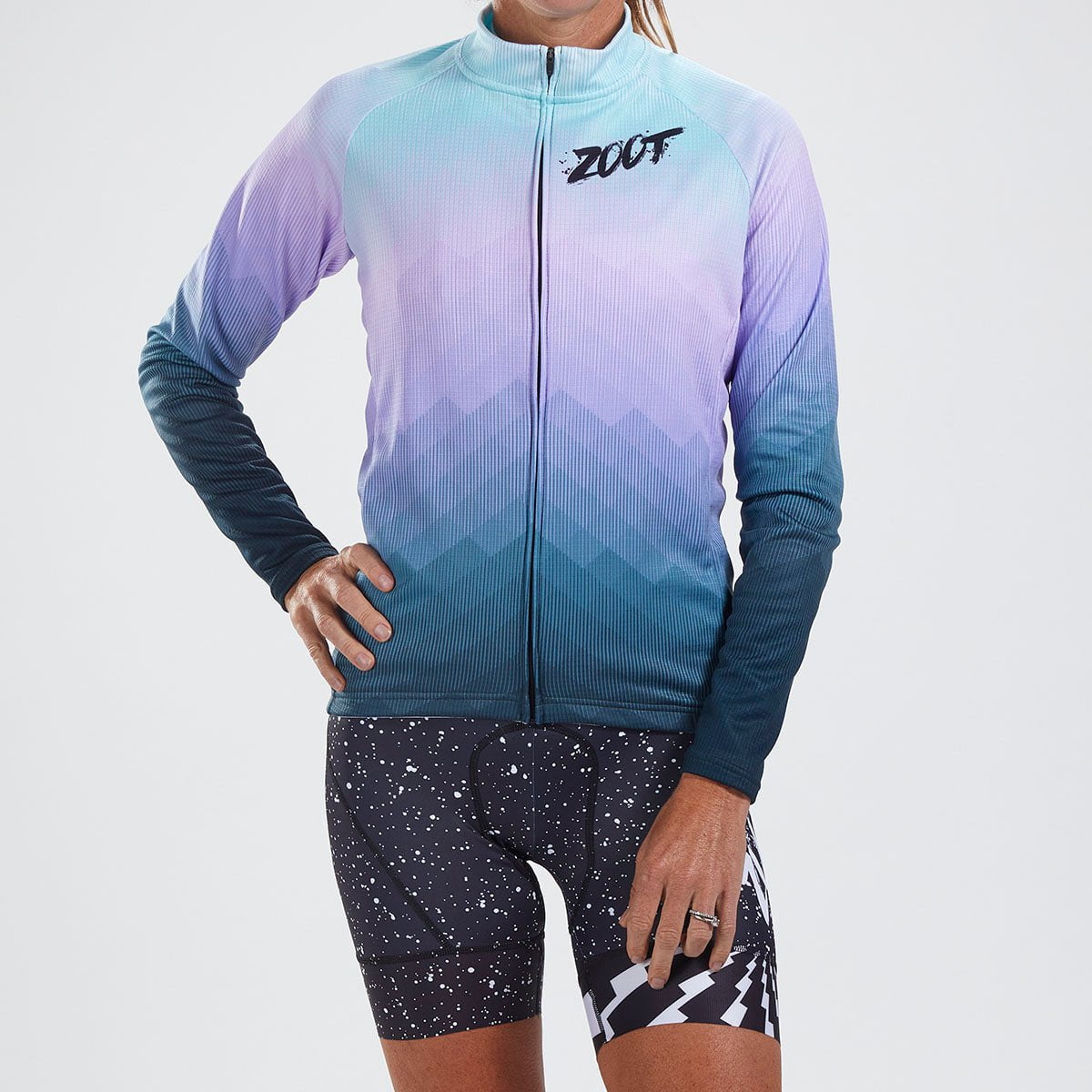 Zoot Sports Cycle Tops Womens LTD Cycle Thermo Jersey - Kona Ice