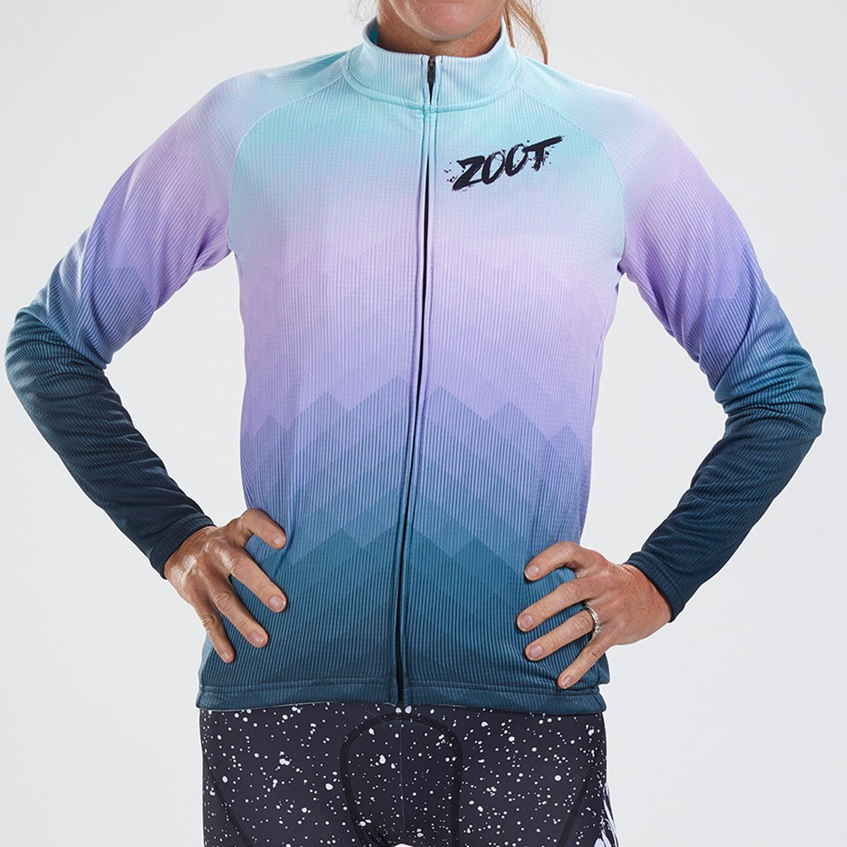 Zoot Sports Cycle Tops Womens LTD Cycle Thermo Jersey - Kona Ice