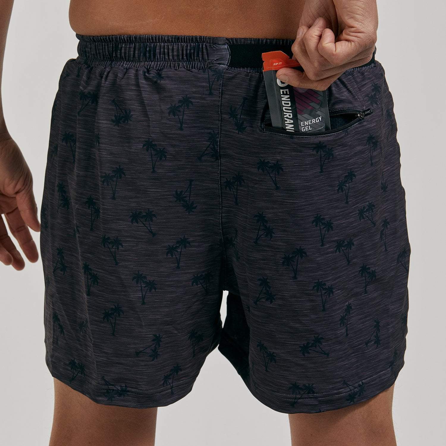 Zoot Sports RUN APPAREL MENS LTD RUN 5" SHORT - HEATHER PALM